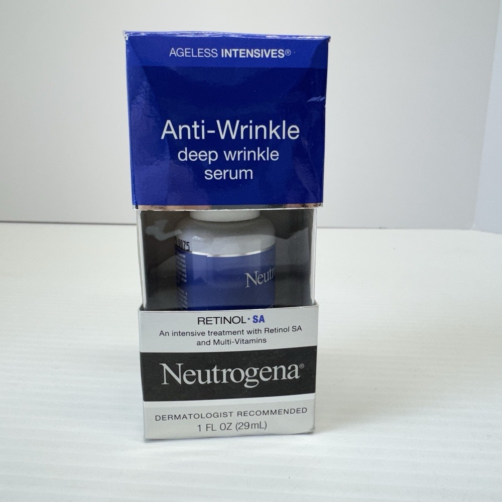 Neutrogena Retinol SA + Multi-Vitamins Anti-Wrinkle Deep Wrinkle Serum 1 Oz HTF